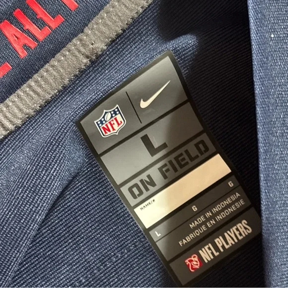 New England Patriots Jersey Mens Large NFL Black Mac Jones Nike #10 Football - Picture 5 of 6